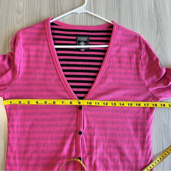 Vintage/Rare/Hard to Find VS Pink School Girl Button up Cardigan Size MED - Picture 5 of 8